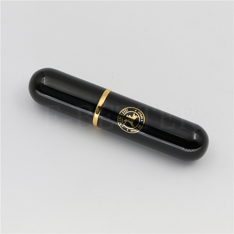 high quality black 10ml mini travel refillable perfume atomizer 